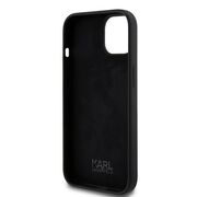 Husa premium pentru  iPhone 15 Karl Lagerfeld superior quality - Negru denim