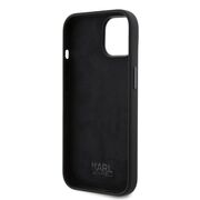 Husa premium pentru  iPhone 15 Karl Lagerfeld superior quality - Negru deschis
