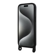 Husa premium pentru  iPhone 15 Karl Lagerfeld superior quality - Negru inchis