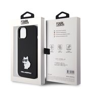 Husa premium pentru  iPhone 15 Karl Lagerfeld superior quality - Negru royal