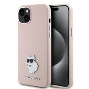 Husa premium pentru  iPhone 15 Karl Lagerfeld superior quality - Roz