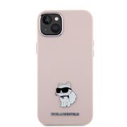 Husa premium pentru  iPhone 15 Karl Lagerfeld superior quality - Roz