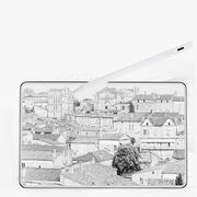 Stylus pen activ, universal Android, iOS Techsuit S3, roz