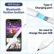 Stylus pen universal pentru telefon, tableta Techsuit UA20, alb