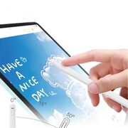 Stylus pencil USB-C, creion tableta Apple Techsuit V15, alb