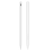 Stylus pencil USB-C, creion tableta Apple Techsuit V15, alb