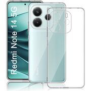 Husa pentru  Xiaomi Redmi Note 14 5G, Anti-Shock 1.5mm, cu protectie lentile, Clear