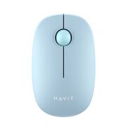 Mouse wireless 2.4GHz, 1600DPI Havit MS57GT, bleu