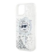 Husa premium pentru  iPhone 15 Karl Lagerfeld compatibila Magsafe - Clear