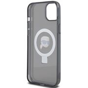 Husa premium pentru  iPhone 15 Karl Lagerfeld compatibila Magsafe - Negru denim