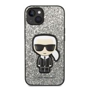 Husa premium pentru  iPhone 15 Karl Lagerfeld superior quality - Alb