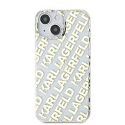 Husa premium pentru  iPhone 15 Karl Lagerfeld superior quality - Alb
