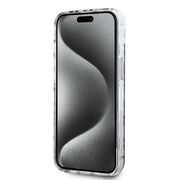 Husa premium pentru  iPhone 15 Karl Lagerfeld superior quality - Alb