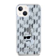 Husa premium pentru  iPhone 15 Karl Lagerfeld superior quality - Albastru