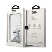 Husa premium pentru  iPhone 15 Karl Lagerfeld superior quality - Argintiu