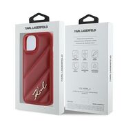 Husa premium pentru  iPhone 15 Karl Lagerfeld superior quality - Bordeaux
