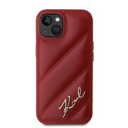 Husa premium pentru  iPhone 15 Karl Lagerfeld superior quality - Bordeaux