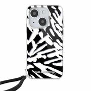 Husa premium pentru  iPhone 15 Karl Lagerfeld superior quality - Gri deschis