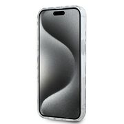 Husa premium pentru  iPhone 15 Karl Lagerfeld superior quality - Gri deschis
