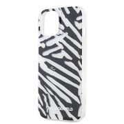 Husa premium pentru  iPhone 15 Karl Lagerfeld superior quality - Gri deschis