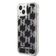 Husa premium pentru  iPhone 15 Karl Lagerfeld superior quality - Gri inchis