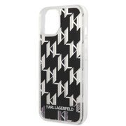 Husa premium pentru  iPhone 15 Karl Lagerfeld superior quality - Gri inchis