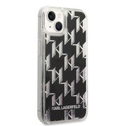 Husa premium pentru  iPhone 15 Karl Lagerfeld superior quality - Gri inchis