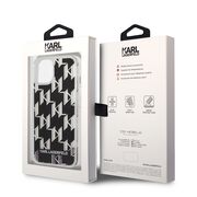 Husa premium pentru  iPhone 15 Karl Lagerfeld superior quality - Gri inchis