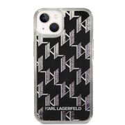 Husa premium pentru  iPhone 15 Karl Lagerfeld superior quality - Gri inchis