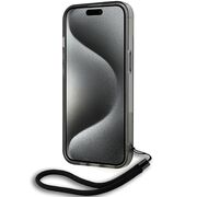 Husa premium pentru  iPhone 15 Karl Lagerfeld superior quality - Gri inchis