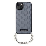 Husa premium pentru  iPhone 15 Karl Lagerfeld superior quality - Gri