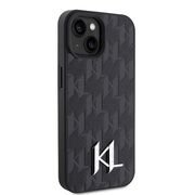 Husa premium pentru  iPhone 15 Karl Lagerfeld superior quality - Negru denim
