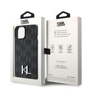 Husa premium pentru  iPhone 15 Karl Lagerfeld superior quality - Negru denim