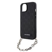 Husa premium pentru  iPhone 15 Karl Lagerfeld superior quality - Negru electric
