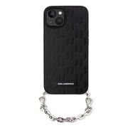 Husa premium pentru  iPhone 15 Karl Lagerfeld superior quality - Negru electric