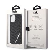 Husa premium pentru  iPhone 15 Karl Lagerfeld superior quality - Negru inchis