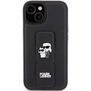 Husa premium pentru  iPhone 15 Karl Lagerfeld superior quality - Negru intens