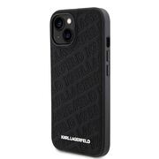 Husa premium pentru  iPhone 15 Karl Lagerfeld superior quality - Negru intens