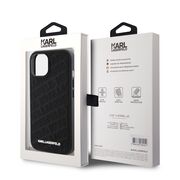 Husa premium pentru  iPhone 15 Karl Lagerfeld superior quality - Negru intens