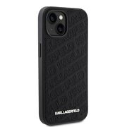 Husa premium pentru  iPhone 15 Karl Lagerfeld superior quality - Negru intens