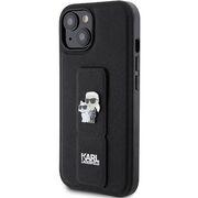 Husa premium pentru  iPhone 15 Karl Lagerfeld superior quality - Negru intens
