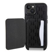 Husa premium pentru  iPhone 15 Karl Lagerfeld superior quality - Negru intens