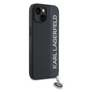Husa premium pentru  iPhone 15 Karl Lagerfeld superior quality - Negru print