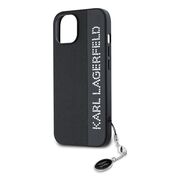 Husa premium pentru  iPhone 15 Karl Lagerfeld superior quality - Negru print
