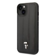 Husa premium pentru  iPhone 15 Karl Lagerfeld superior quality - Negru