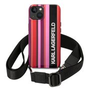 Husa premium pentru  iPhone 15 Karl Lagerfeld superior quality - Rosu