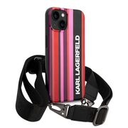 Husa premium pentru  iPhone 15 Karl Lagerfeld superior quality - Rosu