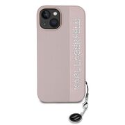 Husa premium pentru  iPhone 15 Karl Lagerfeld superior quality - Roz neon
