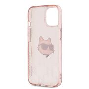 Husa premium pentru  iPhone 15 Karl Lagerfeld superior quality - Roz