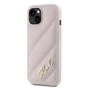 Husa premium pentru  iPhone 15 Karl Lagerfeld superior quality - Roz